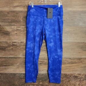 Fabletics Blue Tie-Dye Leggings